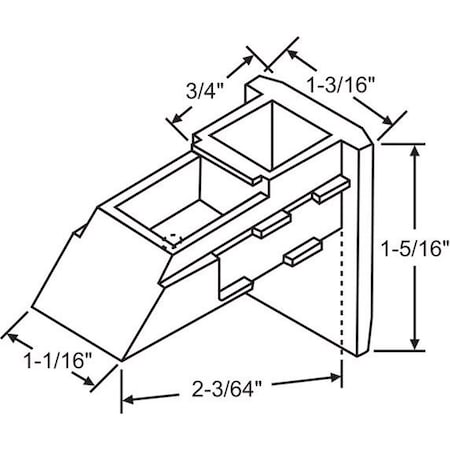 Strybuc Balance Top Sash Guide 60-650